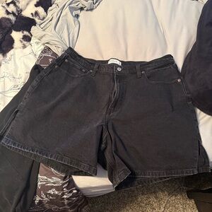Abercrombie & Fitch Dark Denim Shorts